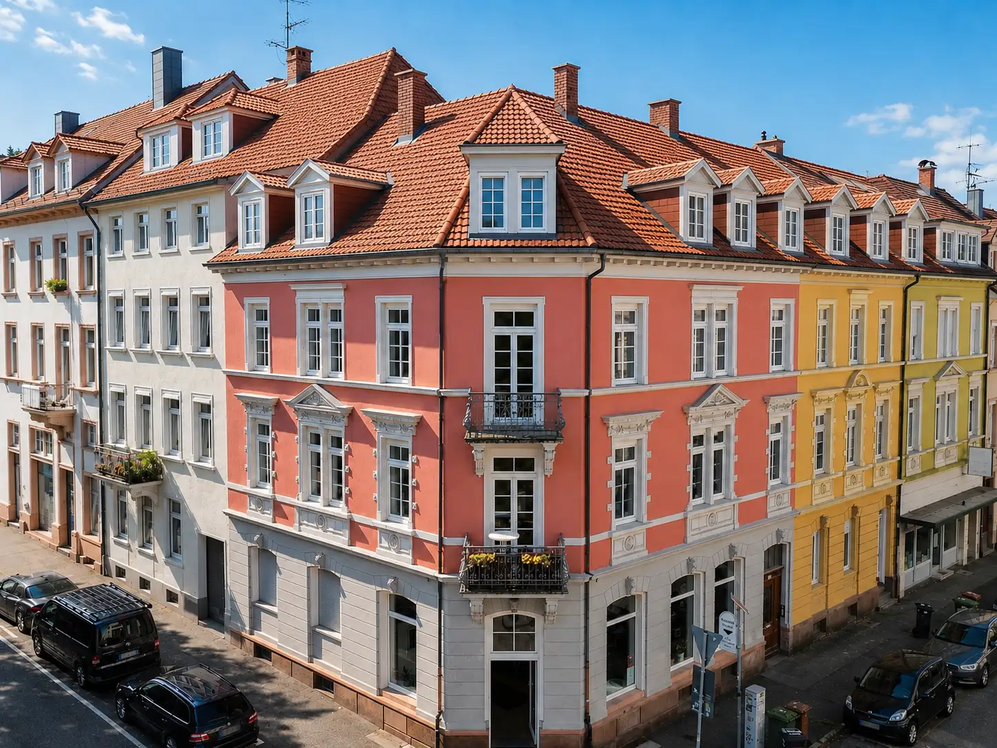 Energetisch saniertes Dach - Dachgeschosswohnung mit Dachspitz und einzigartiger Parksicht