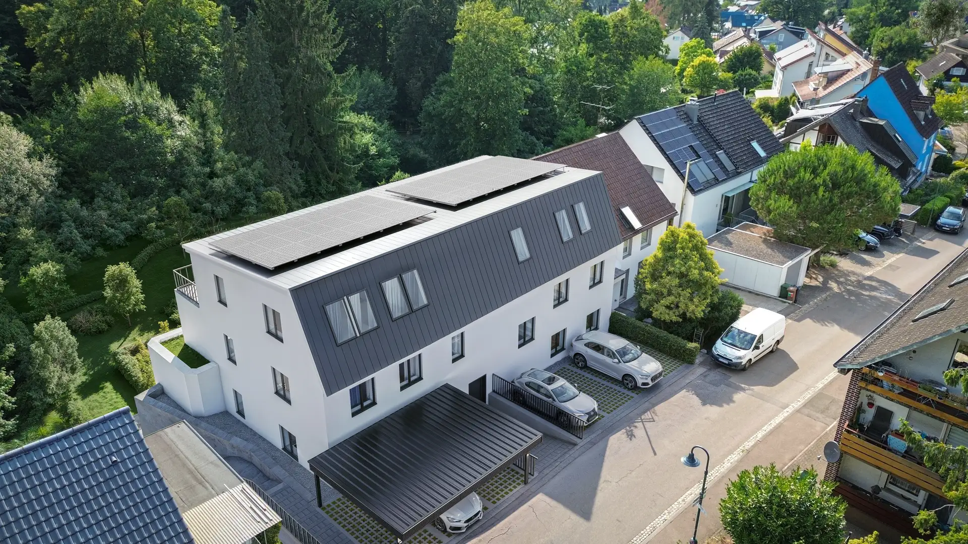 Die Obergeschosswohnung KfW QNG – Exklusives Wohnen am Waldrand