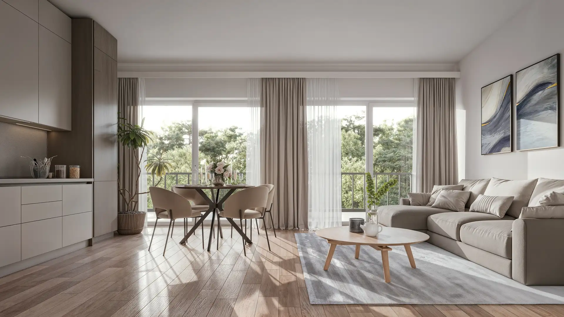 Die Obergeschosswohnung KfW QNG – Exklusives Wohnen am Waldrand